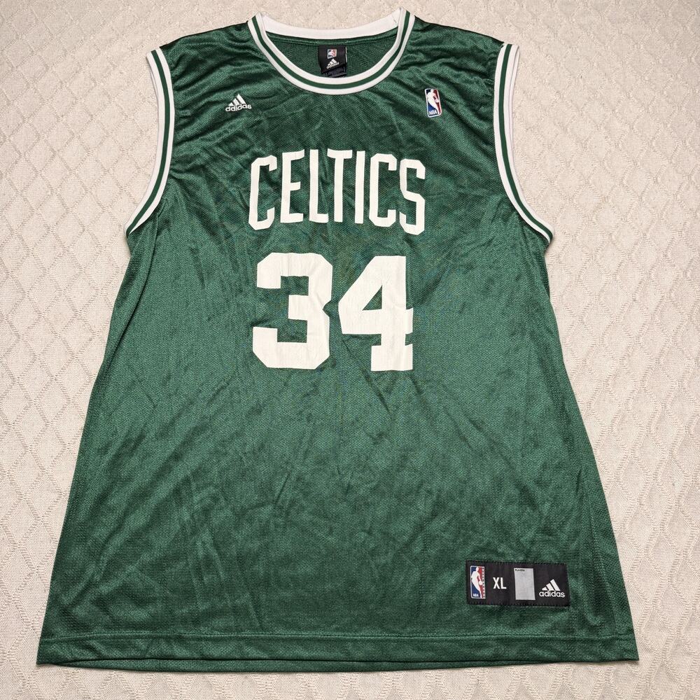 Vintage Y2K Adidas Paul Pierce Boston Celtics #34 Jersey Men XL NBA